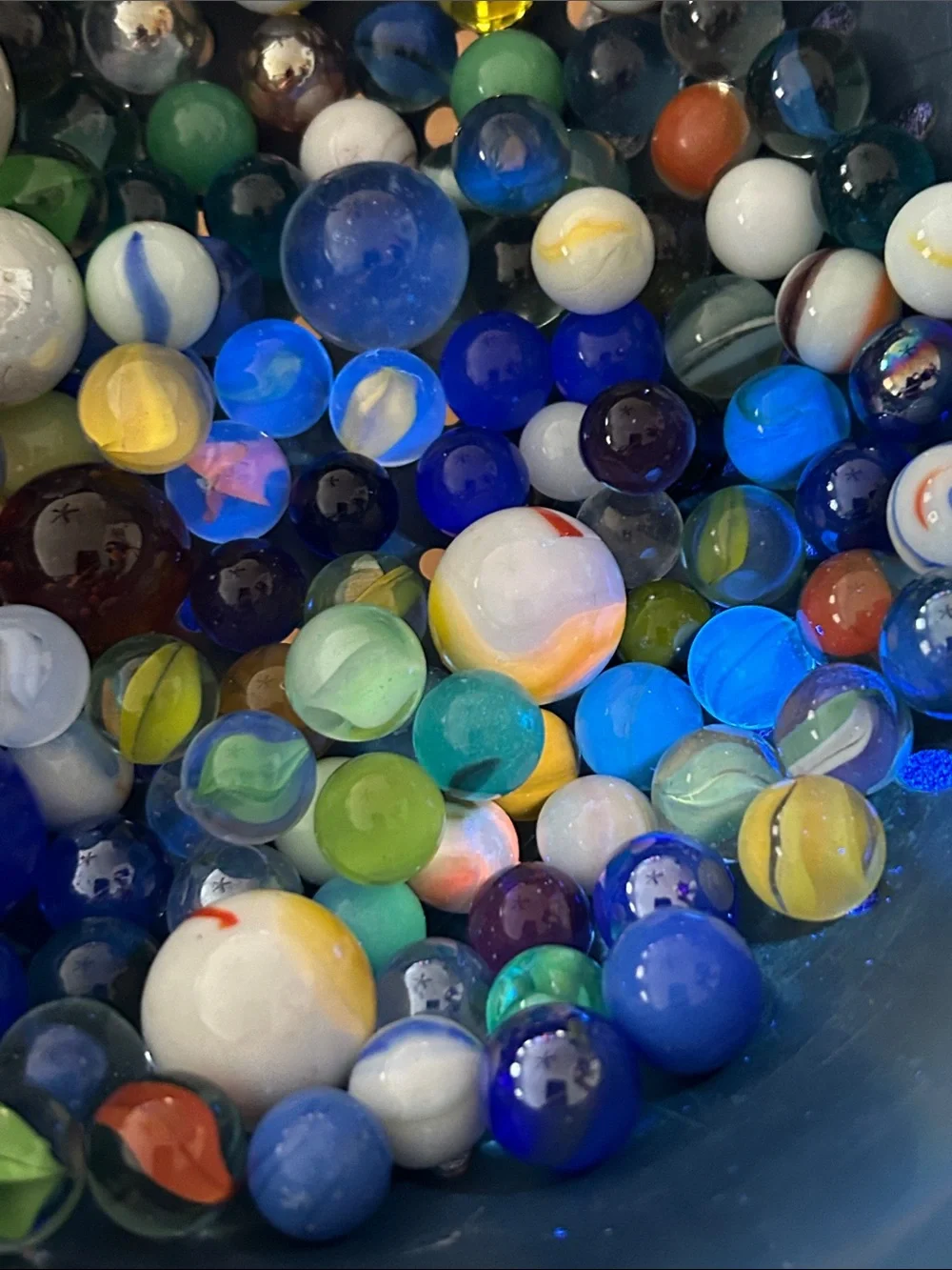 Mixed Glass Marbles Collection - Multicolor - Picture 4 of 4